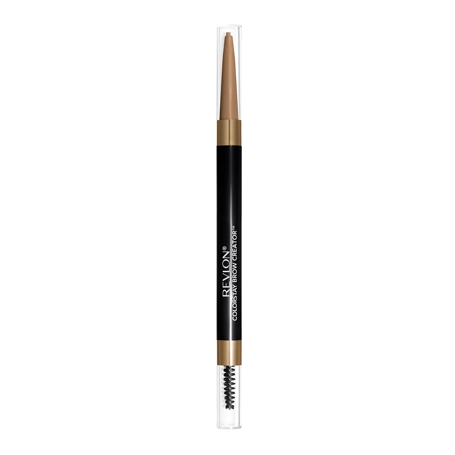 Revlon Eyebrow Pencil & Powder, ColorStay Brow Creator 2-in-1 Eye Makeup with Spoolie, Longwearing with Precision Tip, 600 Blonde, 0.23 Oz