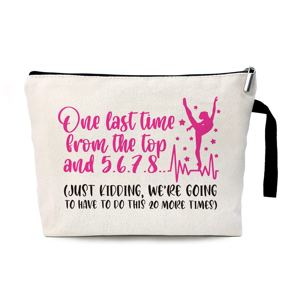 ZHANTUONE Cosmetic Bag,Dance Teacher Gift ,Dance Teacher Appreciation Gift,Dancing School Gifts,dancer gifts,Dance Coach Gift,Dance Team Gifts,Dancer cosmetic bag,Dance Teacher makeup bag