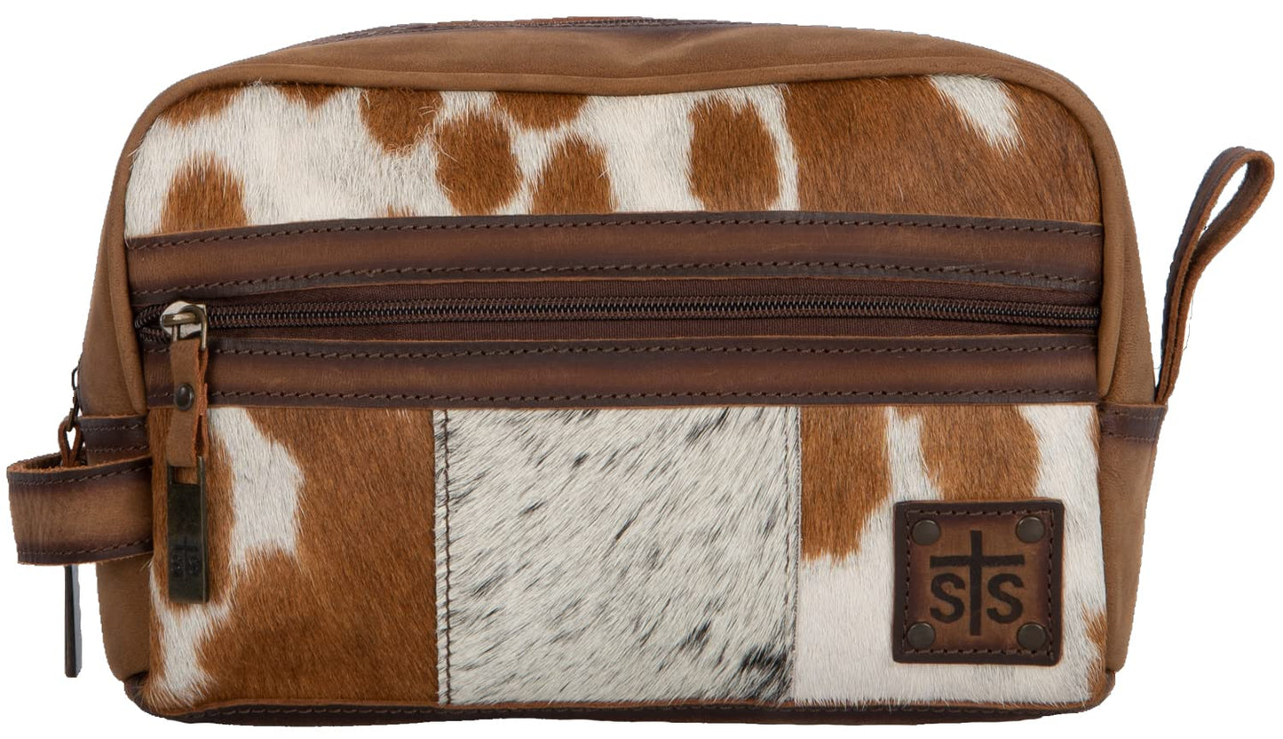 STS Ranchwear Cowhide Shave Kit Cowhide/Tornado Brown One Size