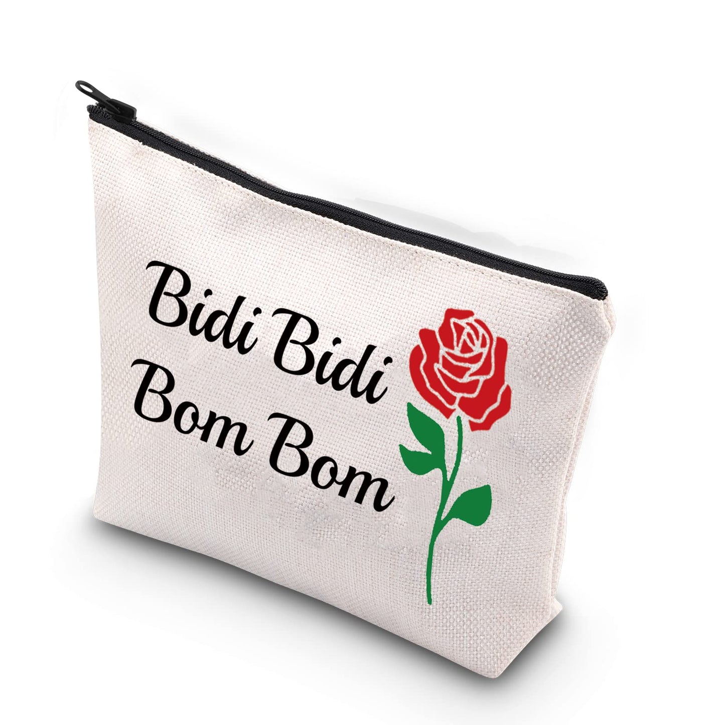 XYANFA Singer Selen Makeup Bag Bidi Bidi Bom Bom Selen Latin Dance Lyric Gift Singer Fans Zipper Pouch (Bidi Bom)