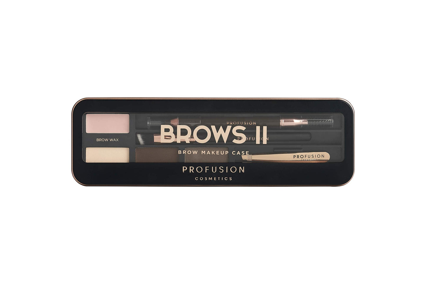Profusion Cosmetics Eyebrow Pro Makeup Case Brows I Palette - Medium Dark