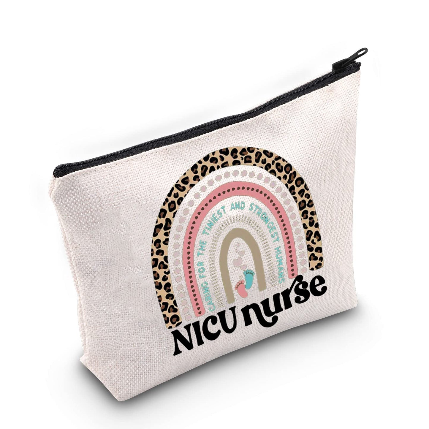 TOBGB Nurse Gift NICU Nurse Zipper Makeup Bag Nurse Midwife Gift Neonatal Nurse Gift Newborn Baby Nurse Gift Nurse Appreciation Gift (Nicu Nurse Bag)