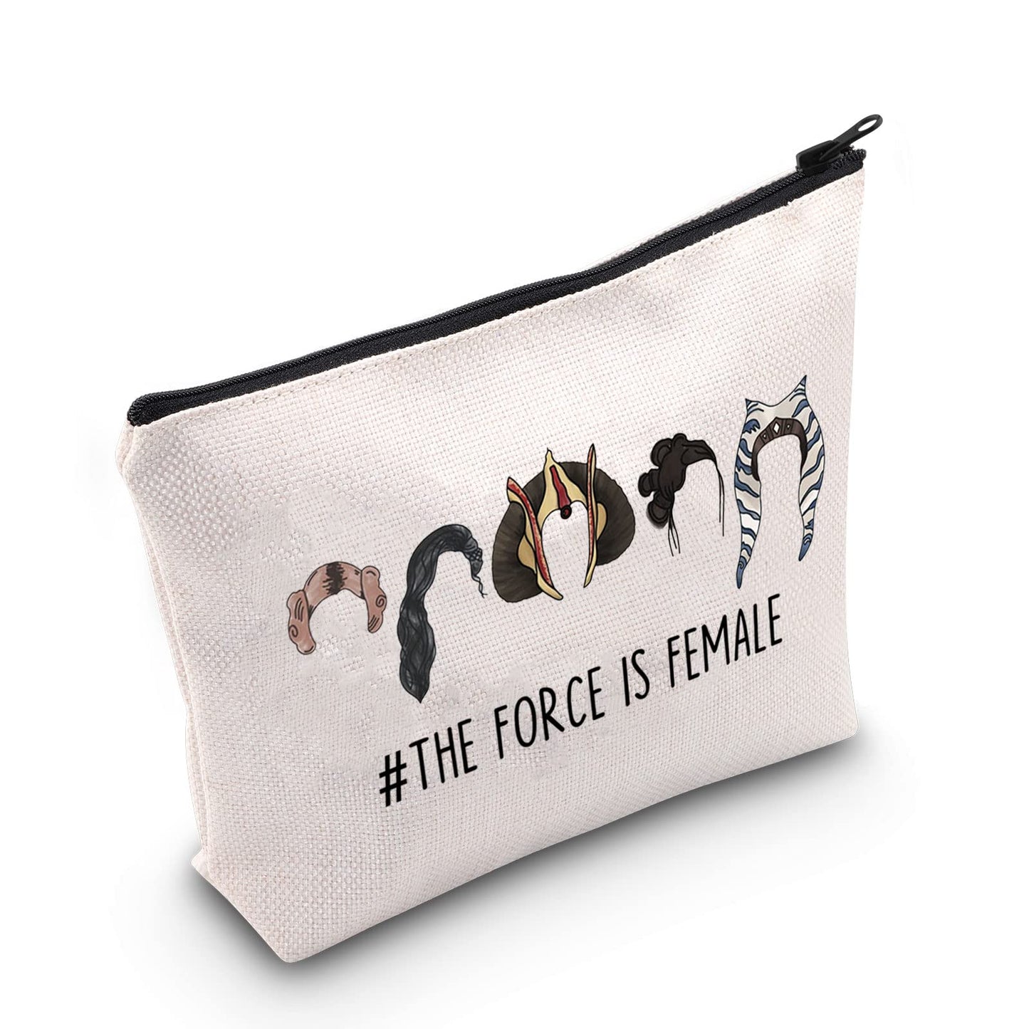 POFULL Princess Movie Inspired Gift The Force is Female Cosmetic Bag (The Force Bag)