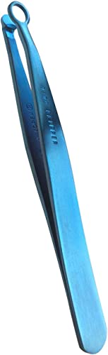 [Third-Generation Craftmanship] Nose hair clippers - Pain-free solution, Nasal Clippers, Nose Hair Trimmer for men, 316 Surgical-Grade Stainless Steel, Waterproof, Hand-Made Made in Korea (Blue)