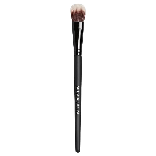 bareMinerals Shade + Diffuse Eye Brush, Makeup Brush for Eyeshadow, Concealer or Highlighter Application, Synthetic Dual-Fiber, Vegan