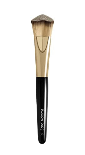 Sara Adams Cosmetiques Pro High Technique Angled Double Side Brush 18