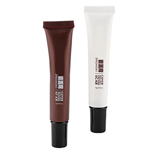 Tattoo Concealer Cream, Professional Waterproof Scar Cover Up Spots Birthmarks Concealer Makeup Cover Up Cream Set