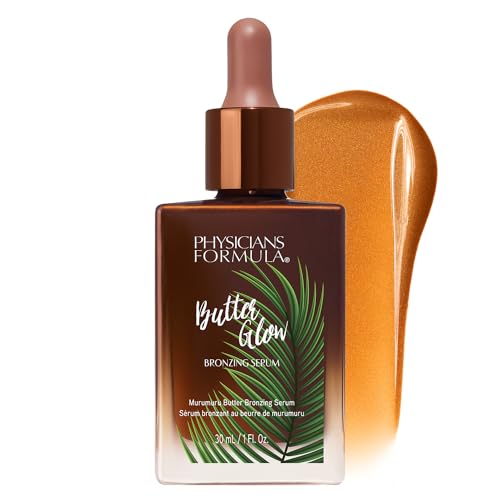 Physicians Formula Butter Glow Bronzing Serum, Innovative & Nourishing Skincare Bronzing Drops for Radiant, Natural Sunkissed Complexion - Sunkissed Glow