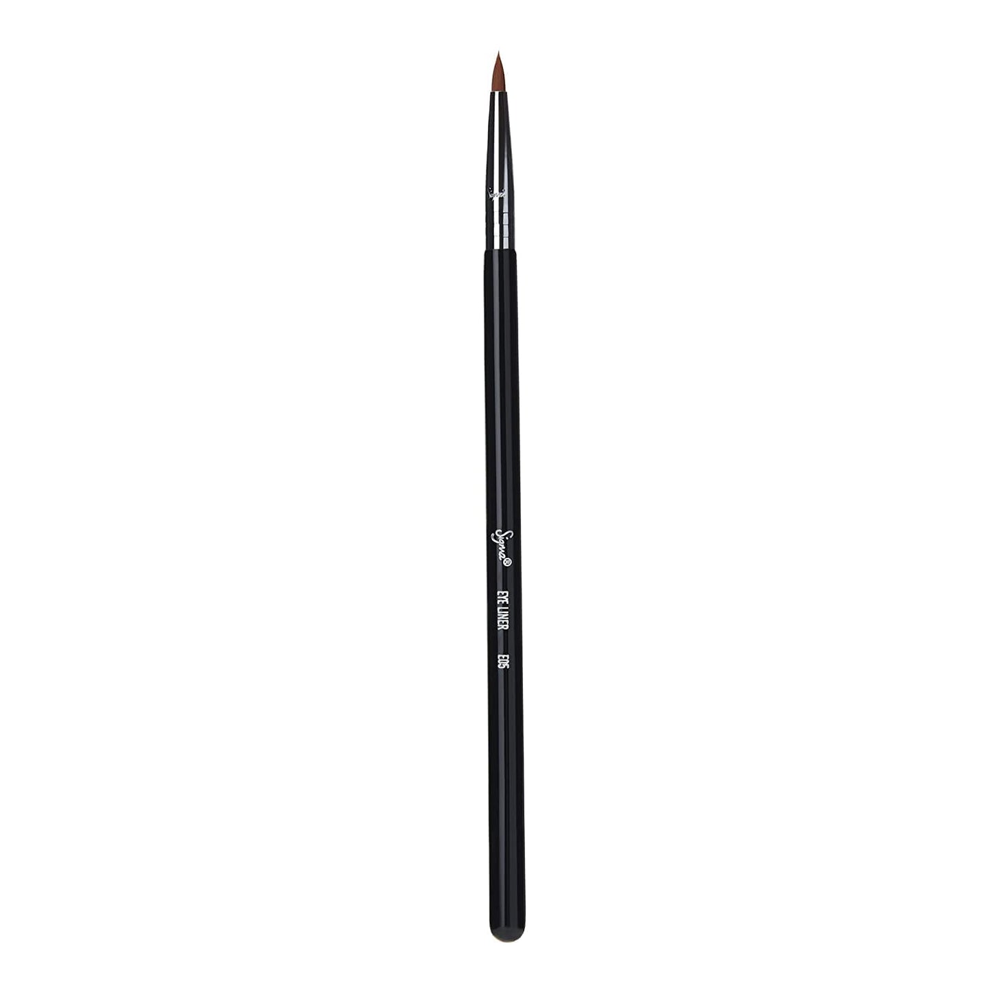 Sigma Beauty E05 Eye Liner Brush – Thin Eyeliner Brush with a Fine, Tapered Tip for Precise Application of Gel or Liquid Eyeliner Along Lash Lines, Skin-Safe Eyeliner Makeup Brush