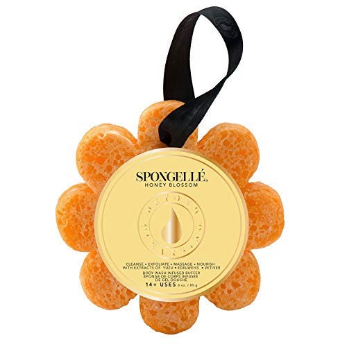 SPONGELLÉ Wild Flower Body Wash Infused Buffer, Honey Blossom