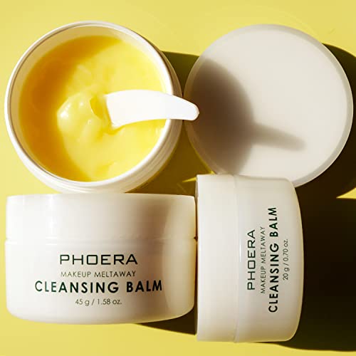 ABRUS - PHOERA Makeup Remover Cream, Vegan Balm, Make-up Cleansing Balm, Face Cleanser, Melting Cleansing Balm, Melt Away Makeup, Facial Cleansing Balm, Cruelty-free Formula (45 Gram)