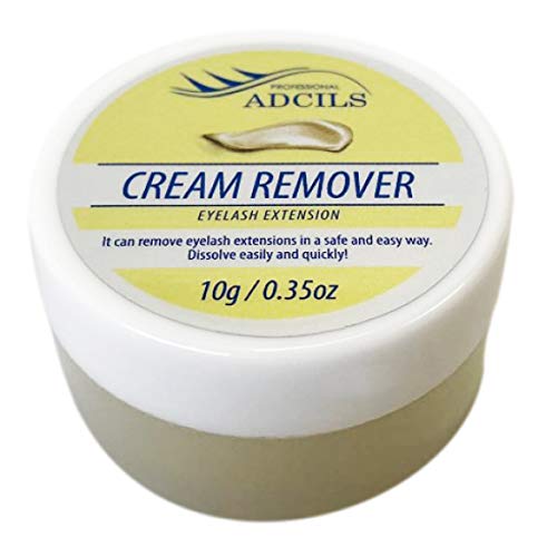 ADCILS PROFESSIONAL Eyelash Extension Cream Remover 10g/0.35oz - Lash Glue Adhesive Gel Removing Cream Makeup Cosmetic Accessory
