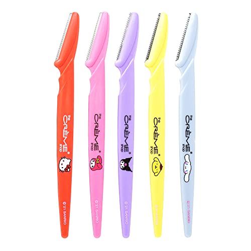 The Crème Shop | Hello Kitty Friends Over Fuzz! Perfect Arch Shaping Dermaplane Razors (Set of 5)