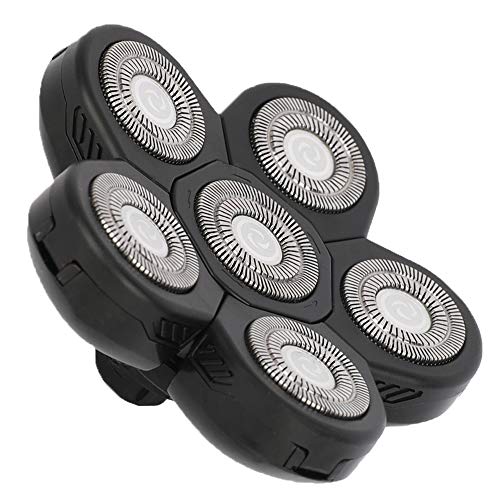 AidallsWellup Men's 5-in-1 Electric Shaver, 6 Blade Replacement Head