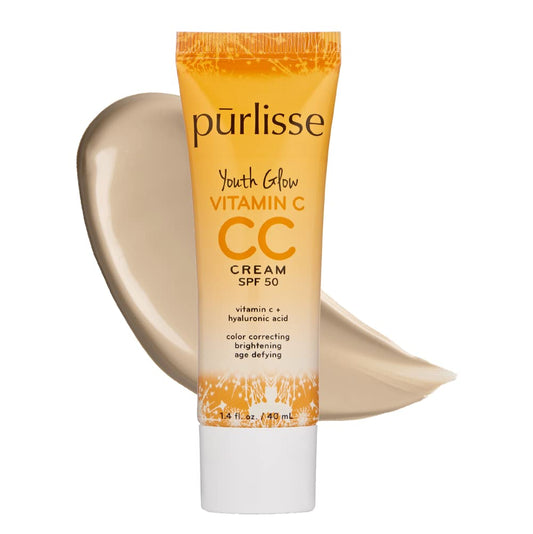 pūrlisse Youth Glow VITAMIN C CC CREAM SPF 50 (Light)