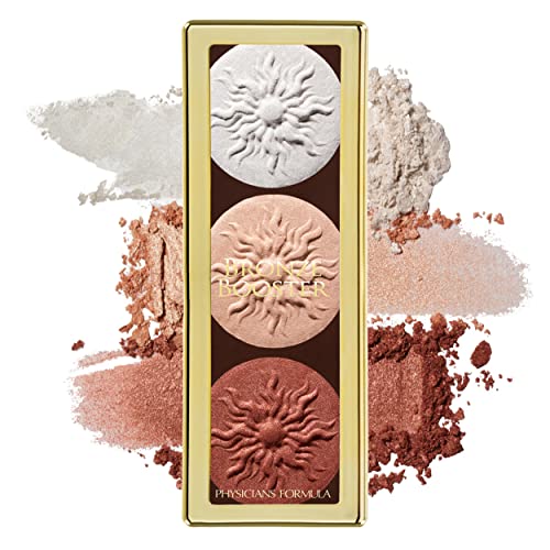 Physicians Formula Highlighter & Contour Powder Palette, Shimmer Strobing,-Fragrance Free, Paraben Free, Gluten Free, Dermatologist Tested