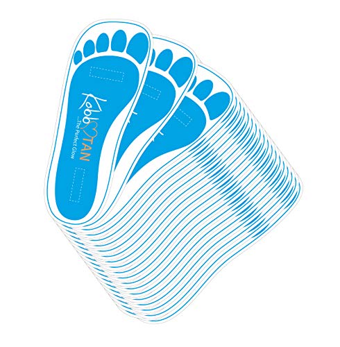 60 Pairs(120feets) Spray Tan Feet Pads For Sunless Spray Tanning in Blue