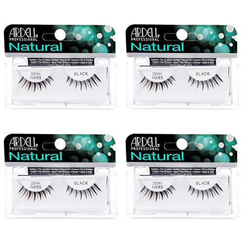Ardell Natural Lashes False Eyelashes Demi Pixies Black (4 pack)