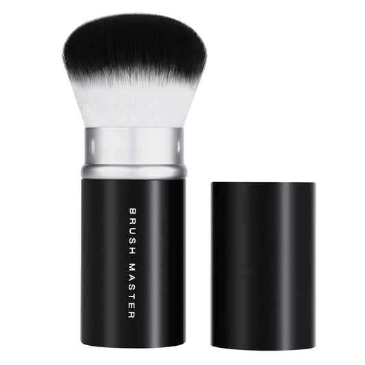 Brush Master Retractable Kabuki Makeup Brush for Blush, Bronzer, Foundation, Powder, Travel Face Cosmetic Brush