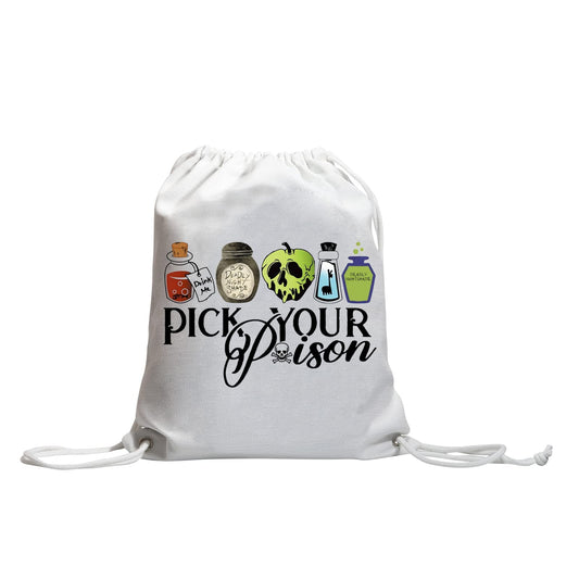ZJXHPO Halloween Evil Queen Gift Villain Lover Gift Villain Poison Drawstring Bag Bulk (poison backpack)