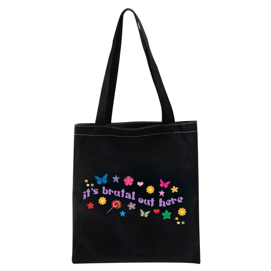 XYANFA Olivi Makeup Bag Olivi Fans Gift singer Cosmetic Bag for Girls Music Lover Gift (brutal out here tote bag)