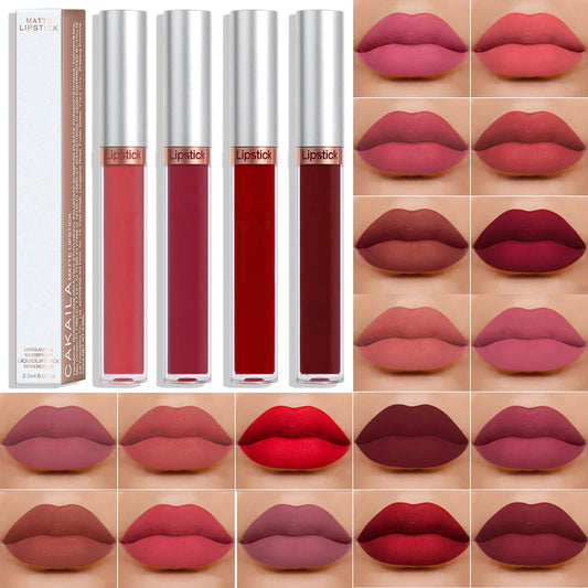 2024 New 18 Color Liquid Lipstick Lip Gloss Long Lasting Waterproof Non Stick Lipstick Birthday Gift for Women and Girls, 2.5ml