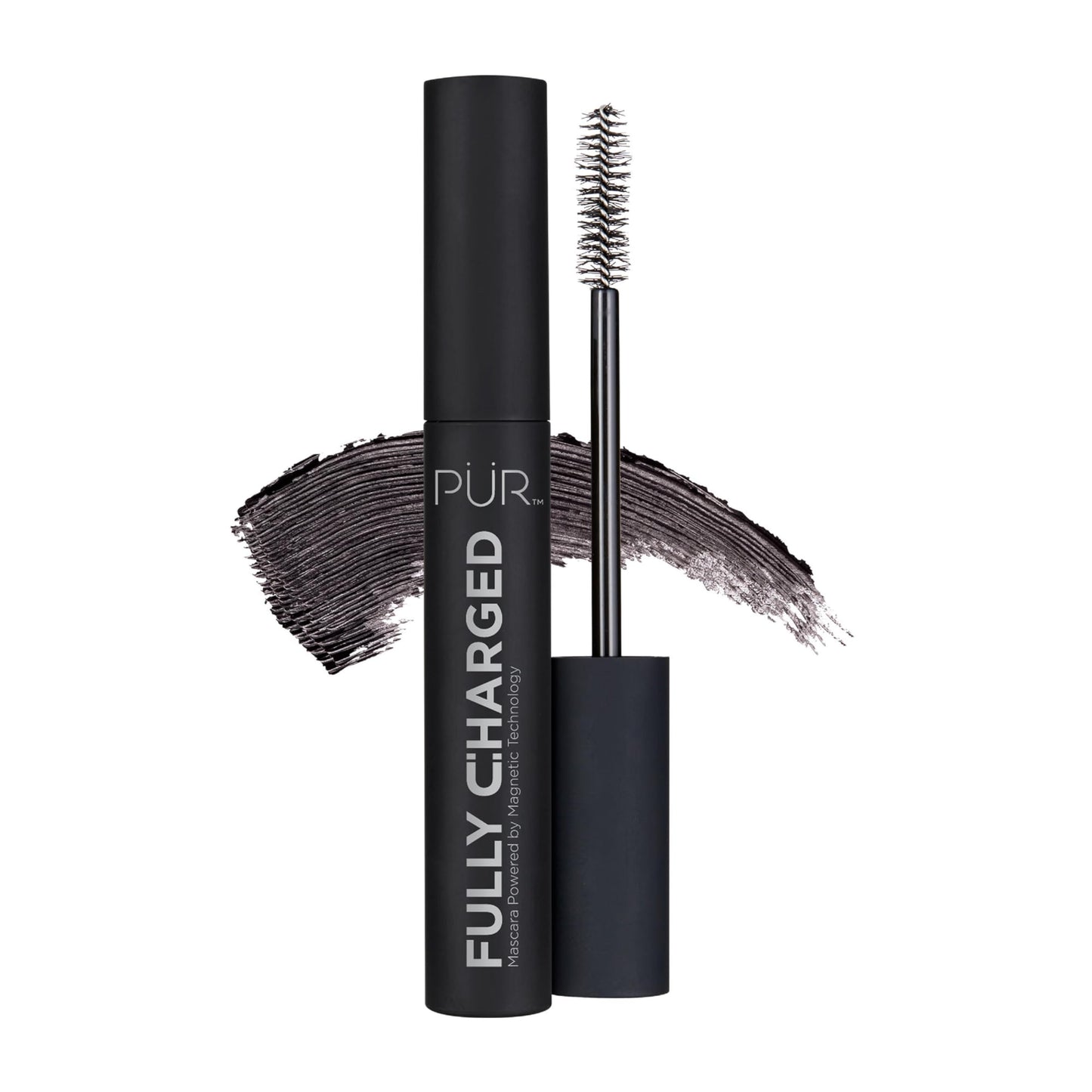 PÜR MINERALS Fully Charged Mascara - Magnetic Black Mascara For Full Volumizing To Instantly Lift, Separate, and Define Each Lash - Gluten, BPA, & Paraben Free Eye Makeup
