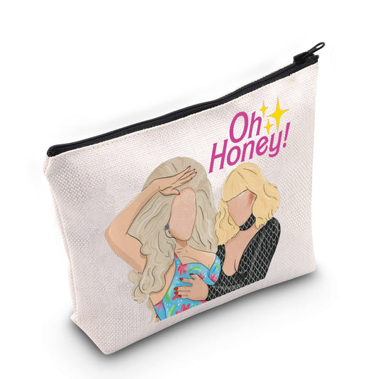 WZMPA Funny Queen TV Show Cosmetic Makeup Bag TV Show Fans Gift Oh Honey Makeup Zipper Pouch Bag For Women Girls (Oh Honey)