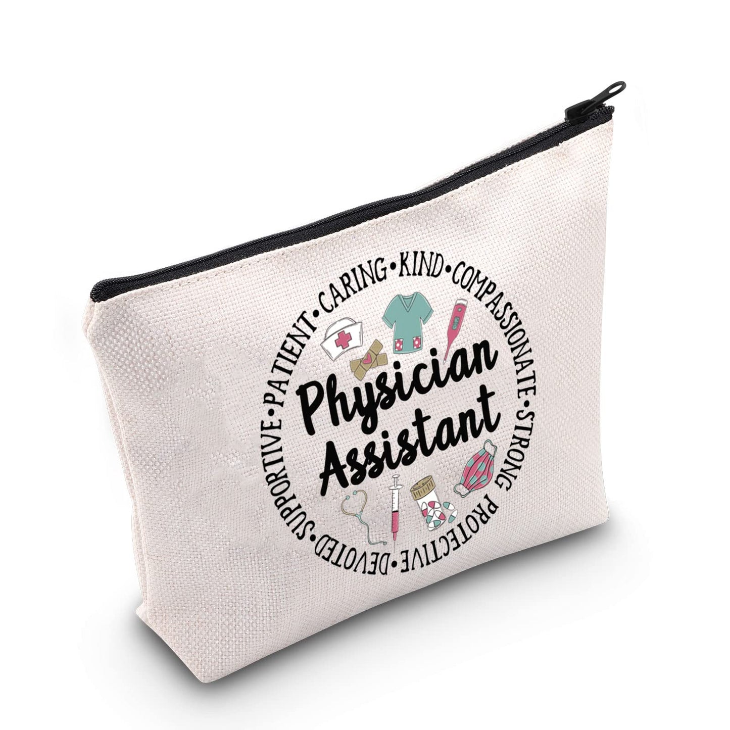 POFULL Physician Assistant Graduation Gifts for PA Future Physician Assistant Gift Physician Assistant Cosmetic Bag (Physician Assistant bag)