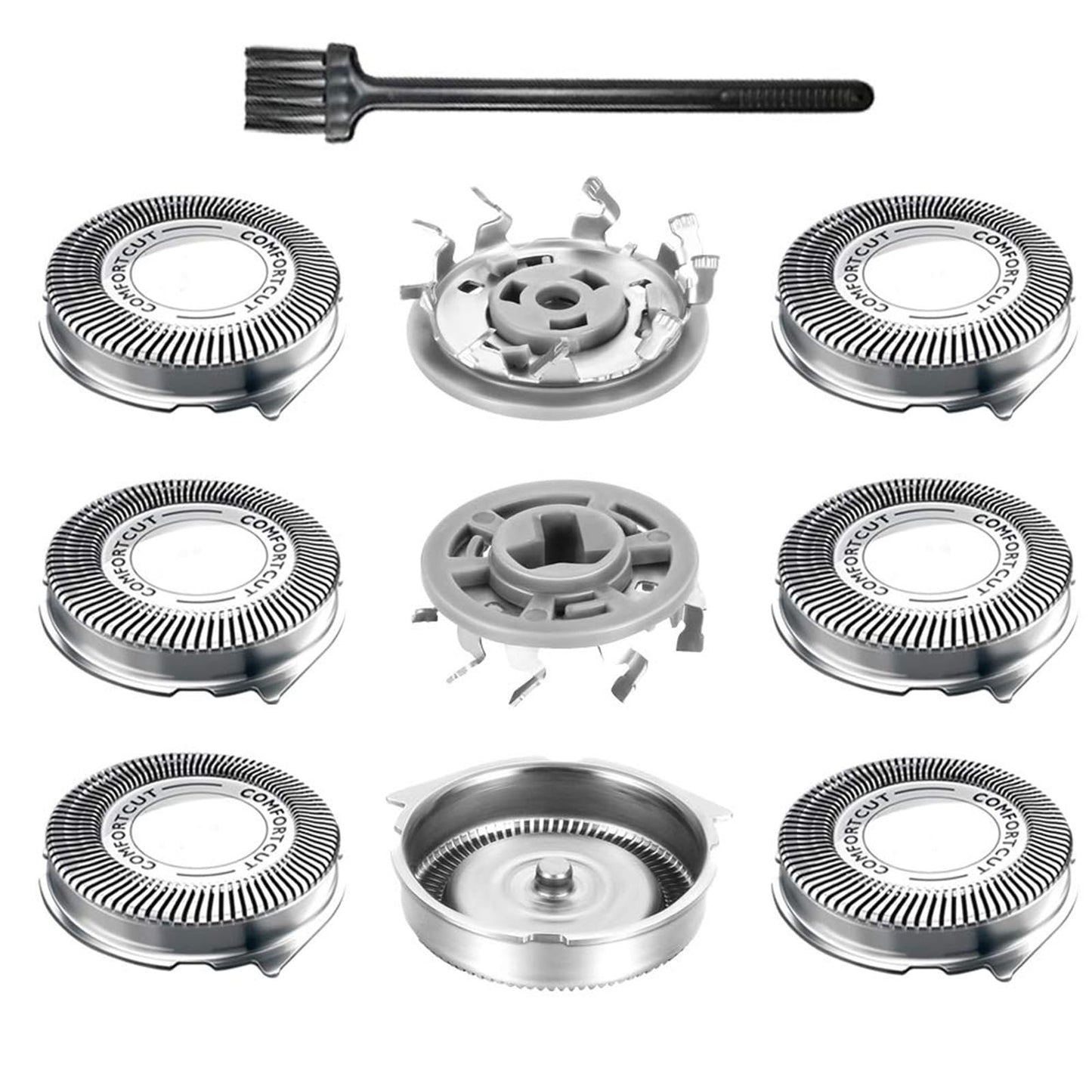 SH30 Replacement Heads for Philips Norelco Electric Shaver Series 1000, 2000, 3000 and S738 with Durable Sharp Blade, SH30 Heads, 9-Pack